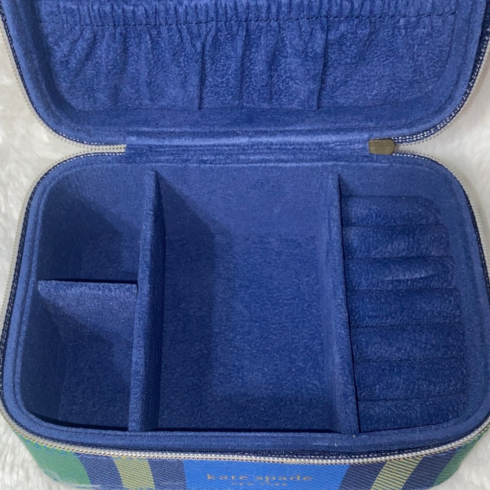 Kate Spade"Grand Plaid Duo" Jewelry Organizer - Picture 10 of 13